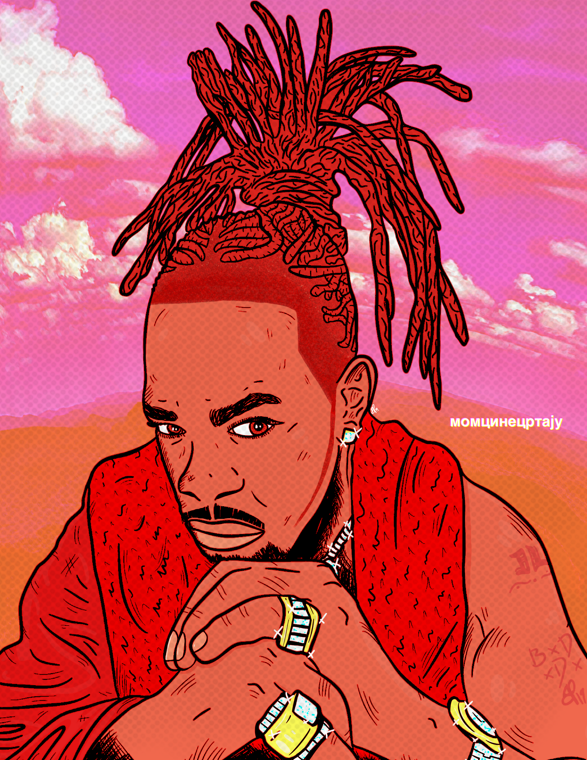 BUSTA RHYMES - BUSTA (Side B)* - Limited Print by BOYSDONTDRAW