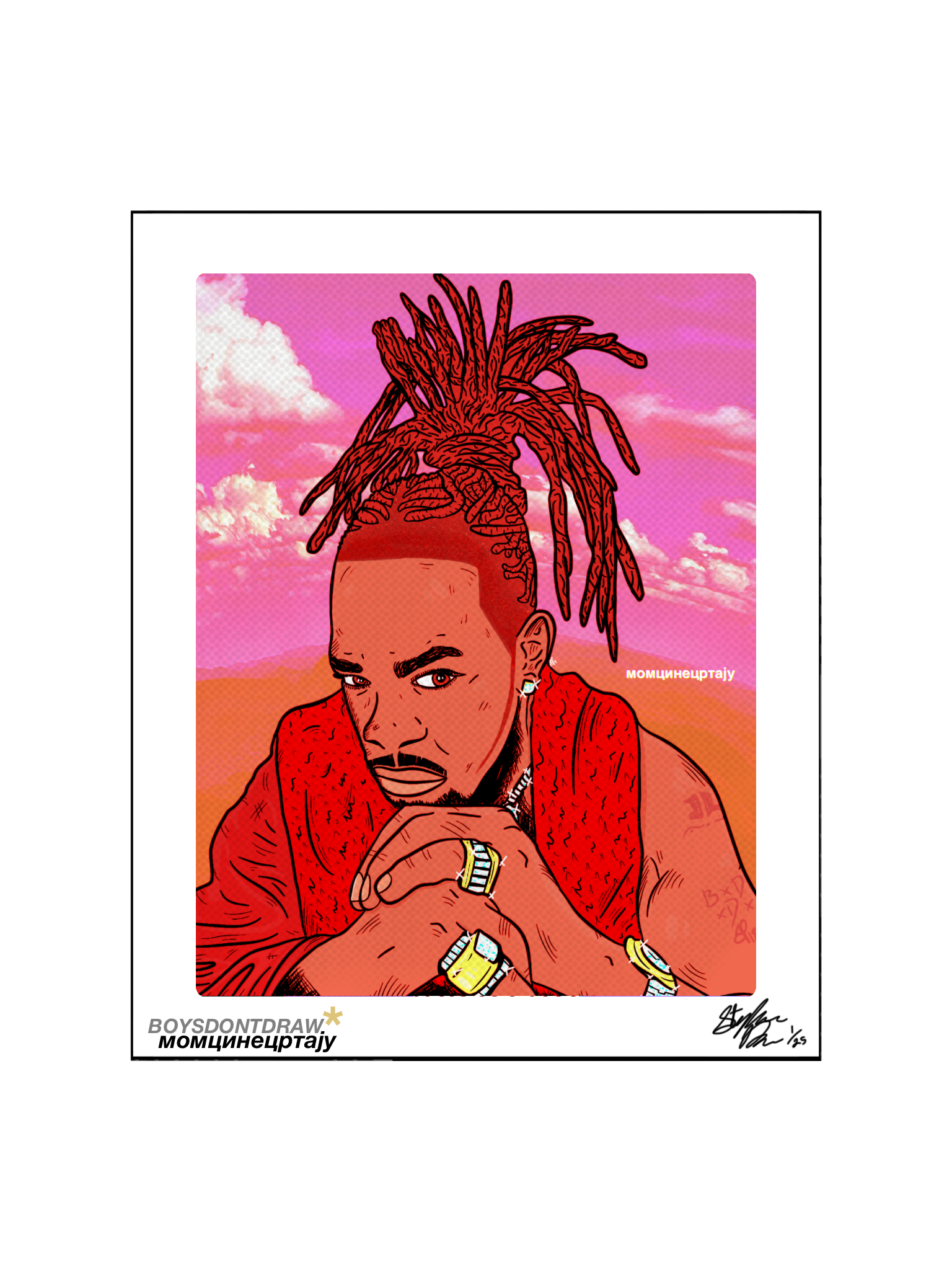 BUSTA RHYMES - BUSTA (Side B)* - Limited Print by BOYSDONTDRAW