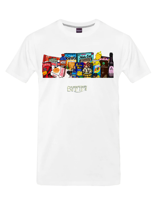 RAP FOODS (White) - T-Shirt by BOYSDONTDRAW ft. Tyler the Creator +