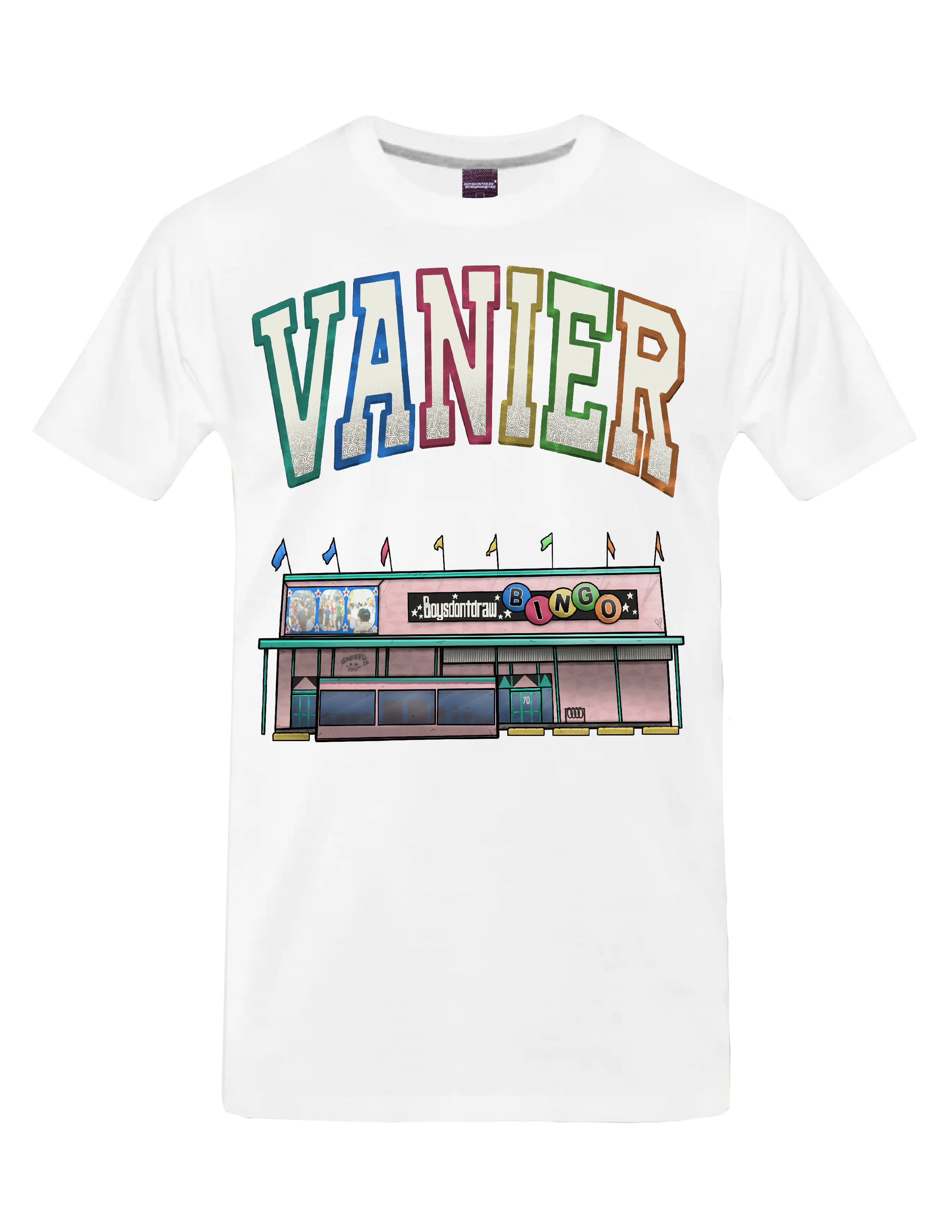 VANIER* // OTTAWA (White) - T-Shirt by BOYSDONTDRAW