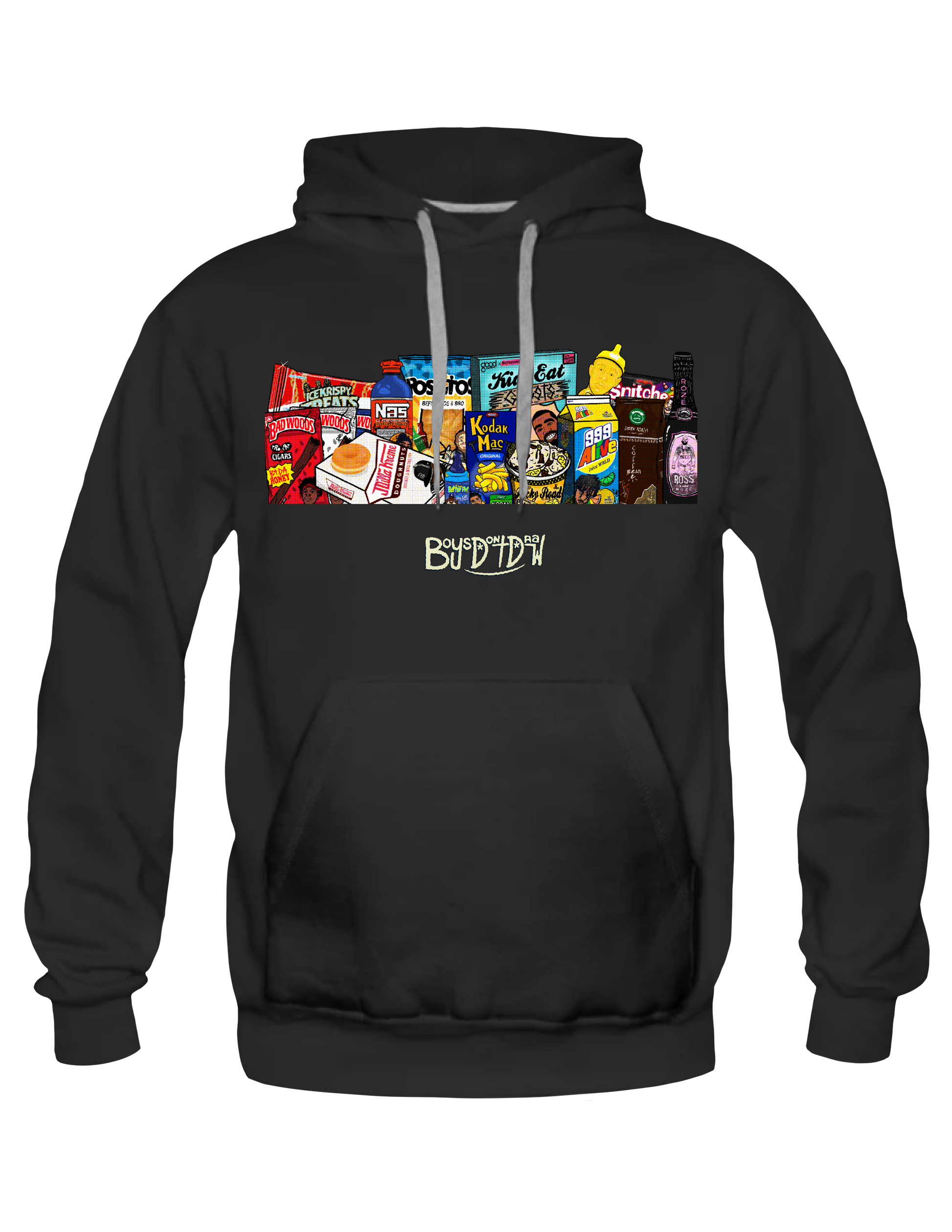 RAP FOODS - Hoodie by BOYSDONTDRAW