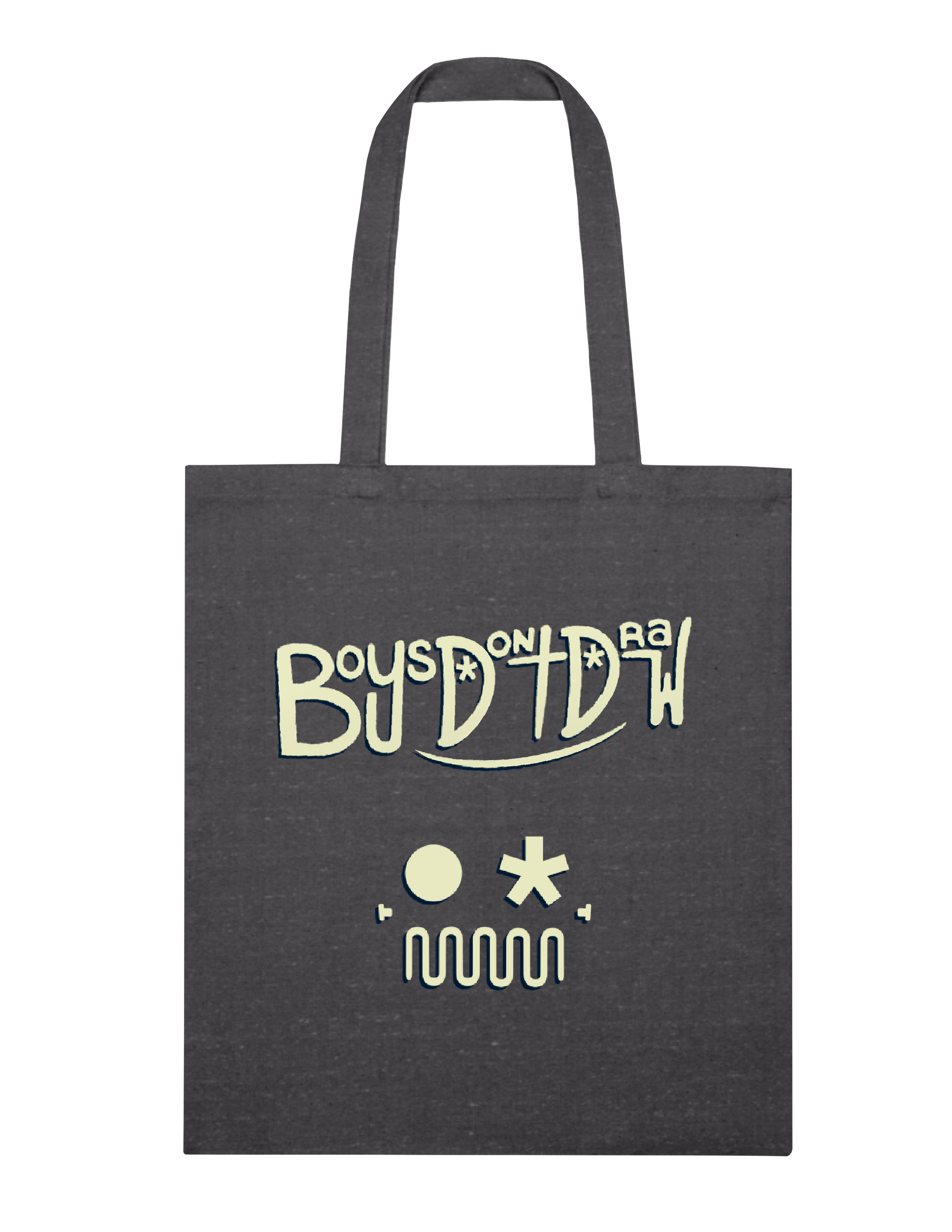 BOYSDONTDRAW Smile Logo - Tote Bag by BOYSDONTDRAW