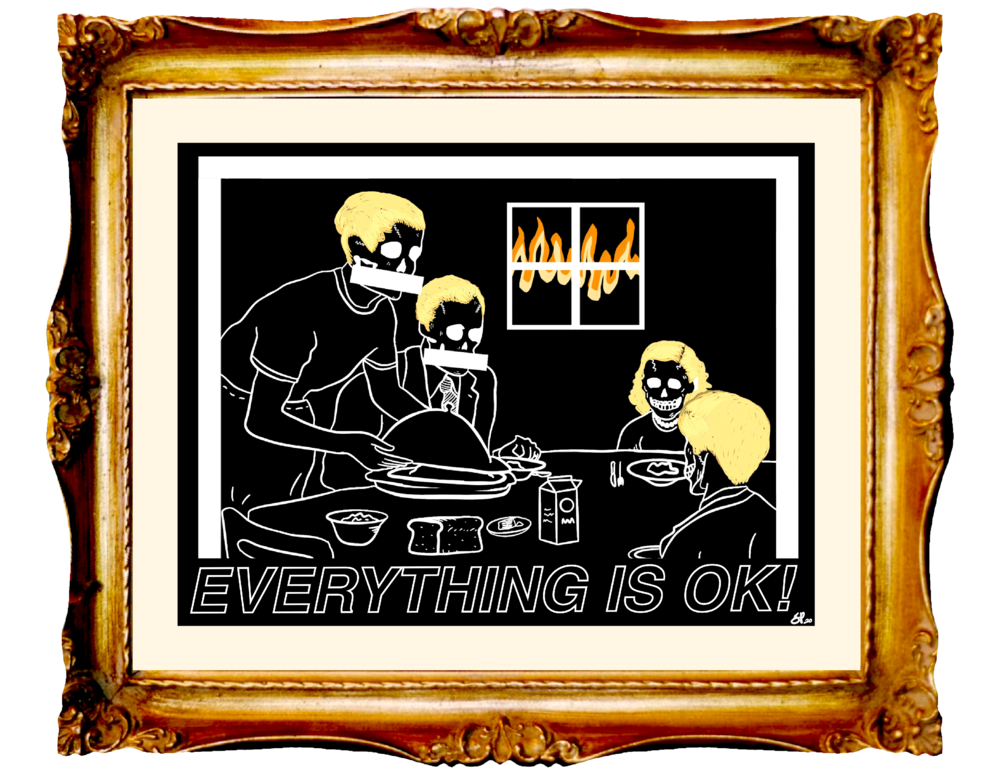 ATOMIC DYSTOPIA - EVERYTHING IS OK! - Limited Poster by BOYSDONTDRAW
