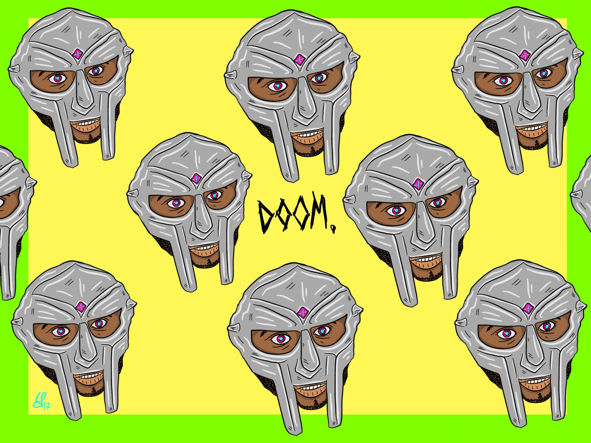 MF DOOM - ELECTRIC DOOM - Limited Print by BOYSDONTDRAW