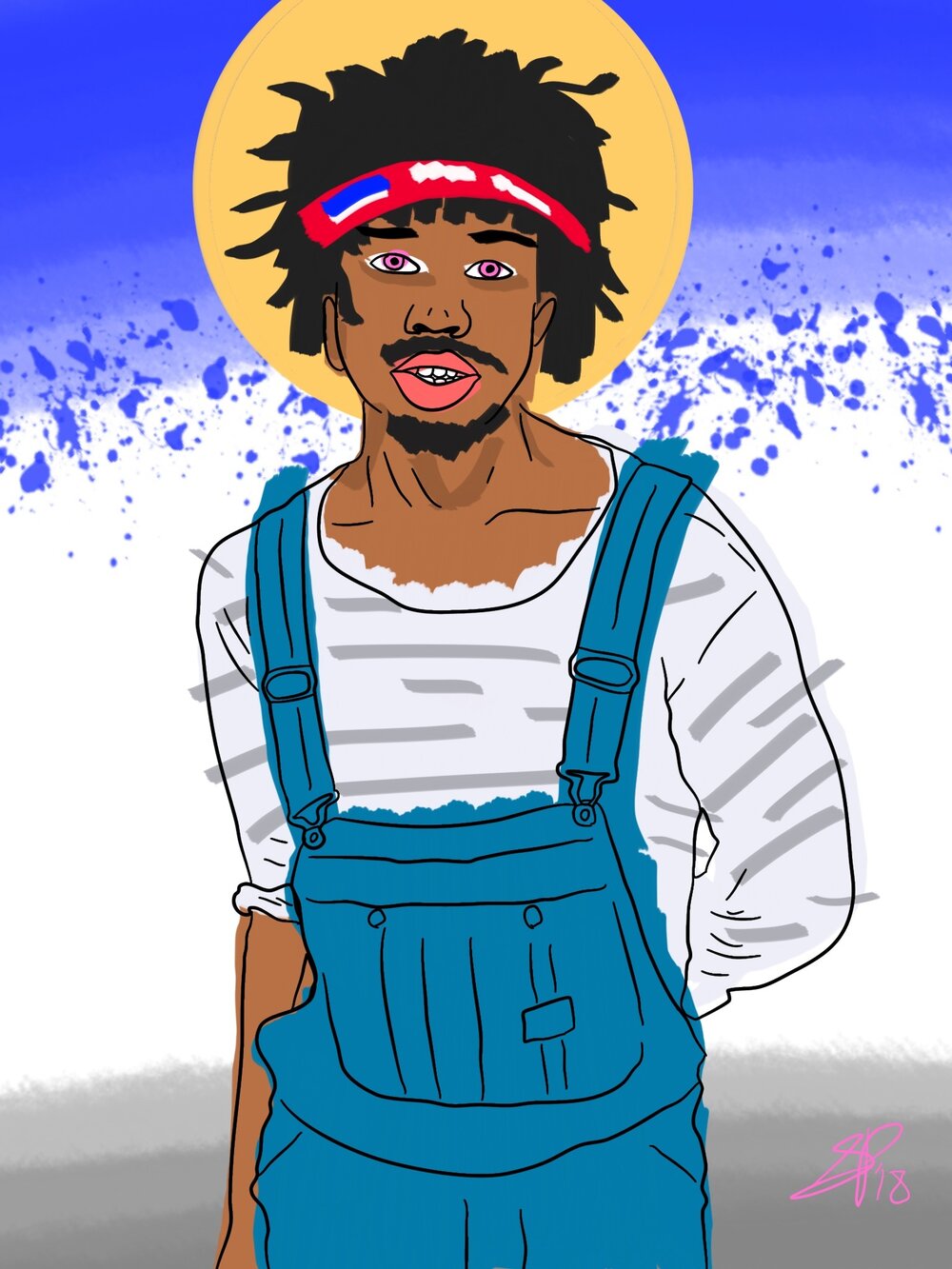 INDIGO CHILD - Limited Print - BOYSDONTDRAW