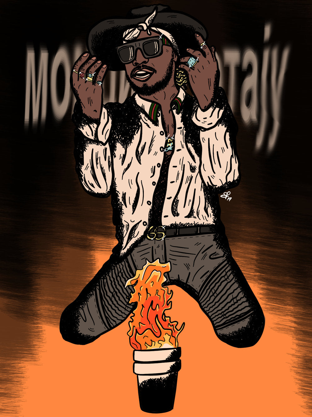 FUTURE HNDRXX - Limited Poster by BOYSDONTDRAW