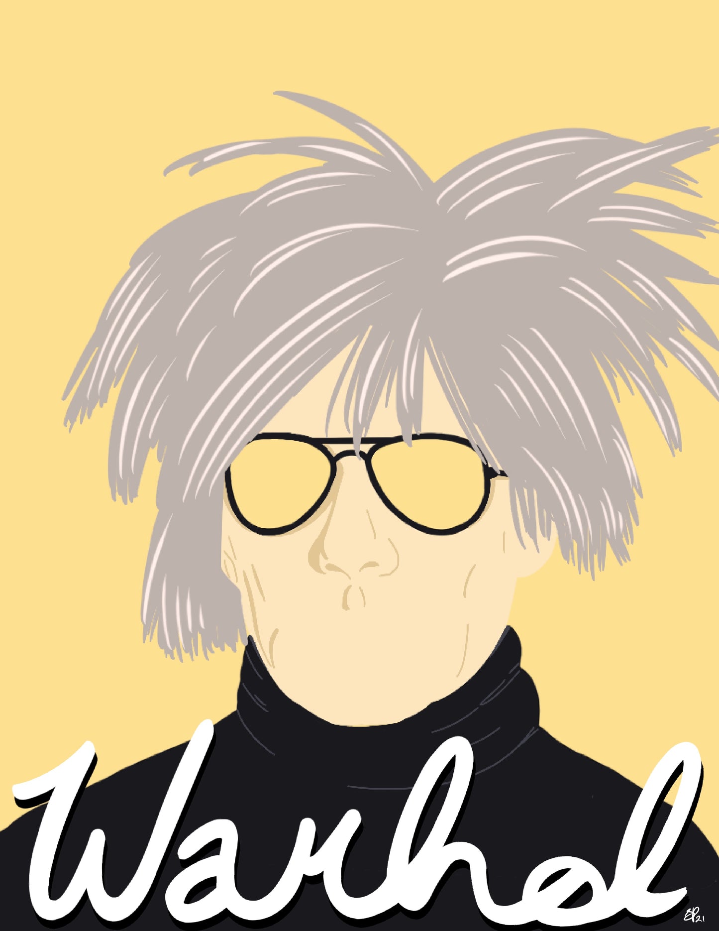 ANDY WARHOL - WARHOL* - 2.2" inch Button by BOYSDONTDRAW