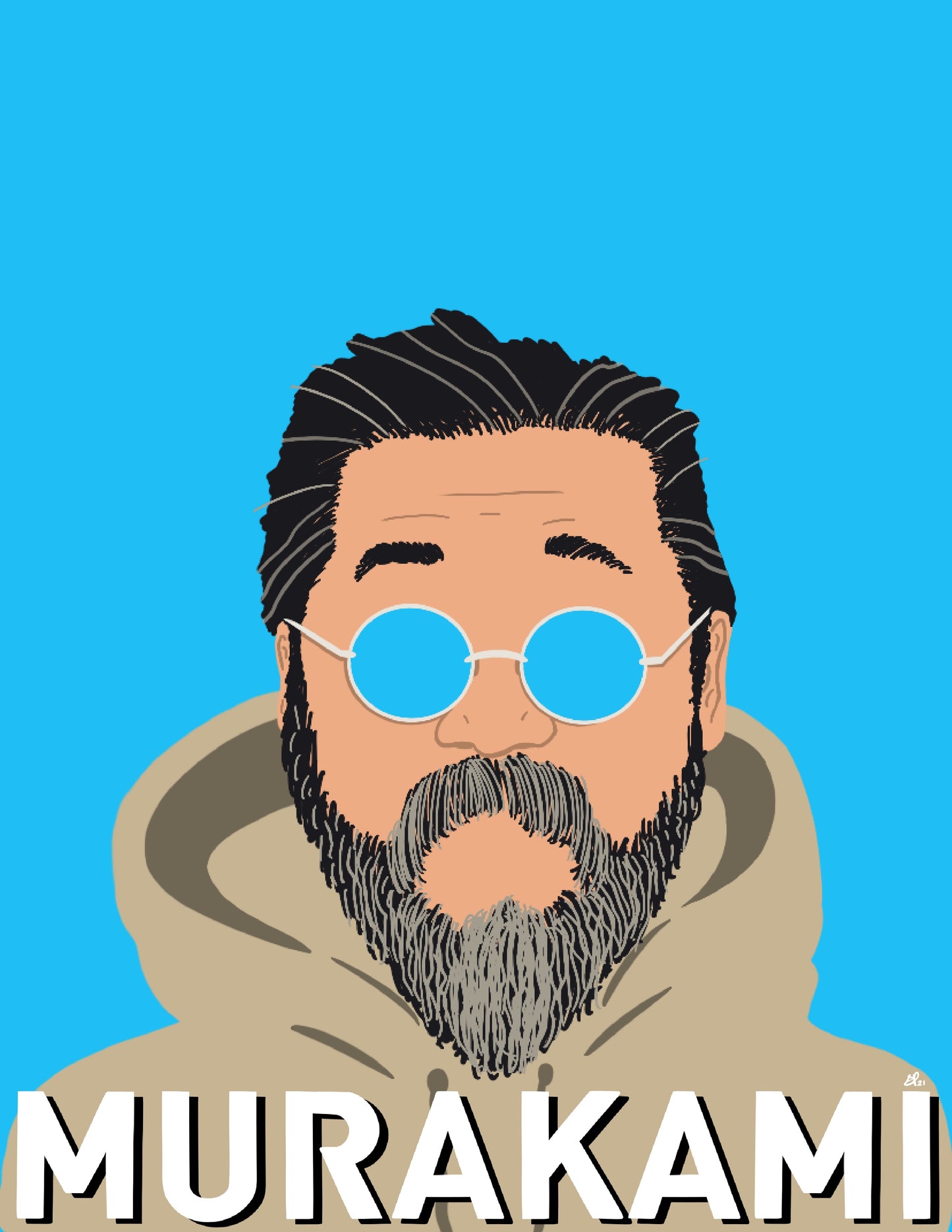 TAKASHI MURAKAMI - MURAKAMI* - Button by BOYSDONTDRAW