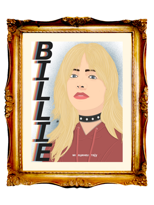 BILLIE EILISH - BLONDE BILLIE - Limited Poster by BOYSDONTDRAW