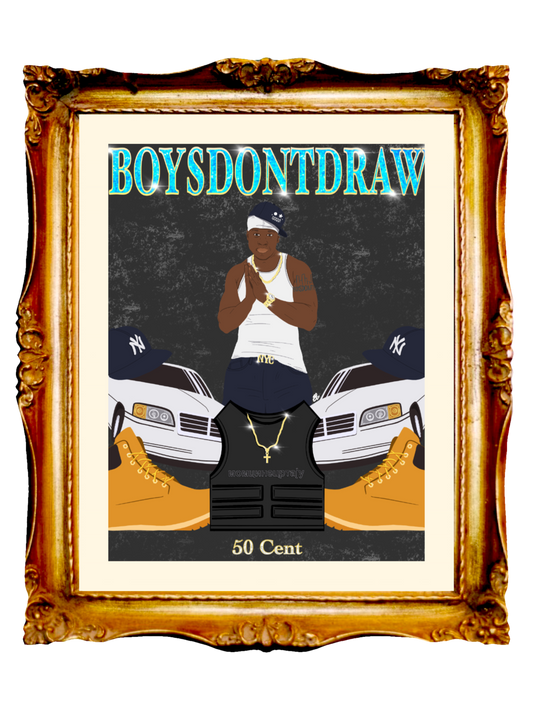 50 CENT - MANY MEN - Limited Poster by BOYSDONTDRAW