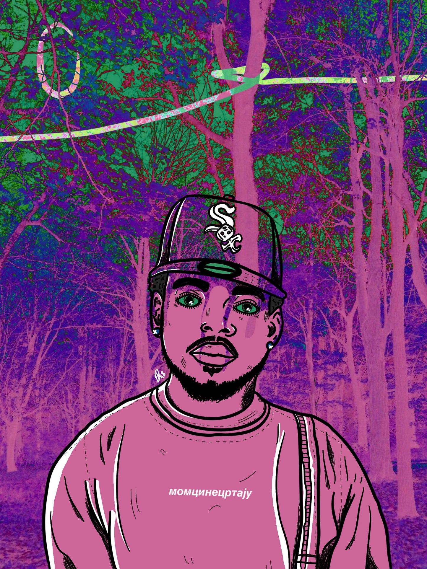 CHANCE THE RAPPER - BACKWOODS - Limited Poster by BOYSDONTDRAW