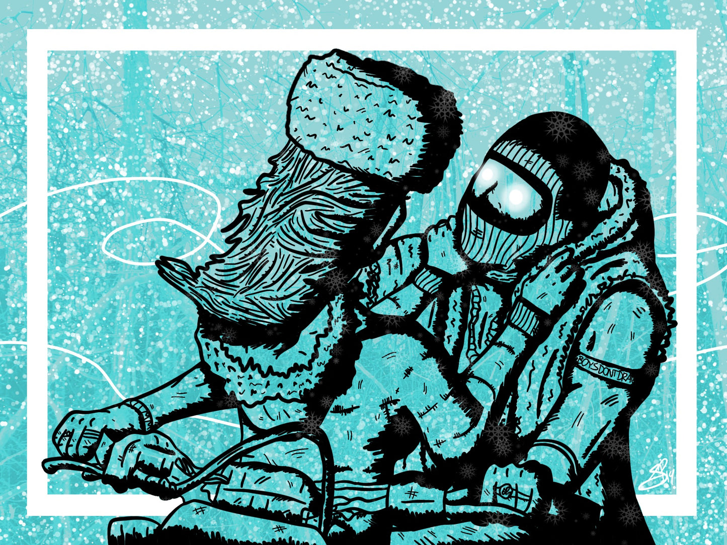 KANYE WEST - BOUND - Limited Poster by BOYSDONTDRAW