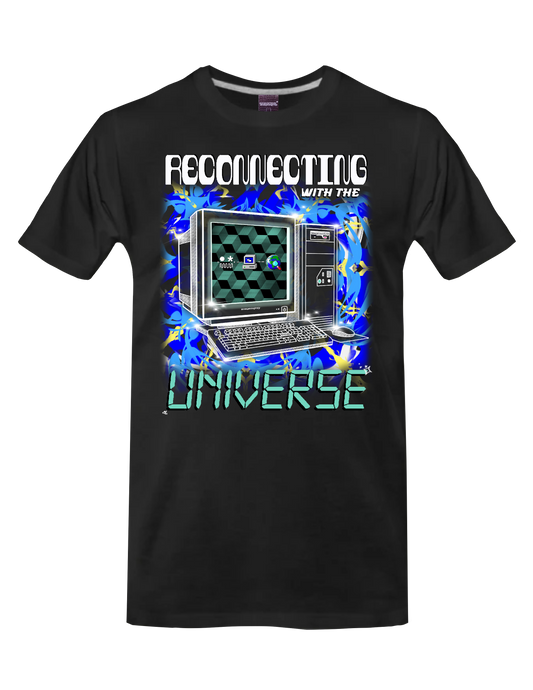 AFFIRMATION - RECONNECTING WITH THE UNIVERSE T-Shirt by BOYSDONTDRAW