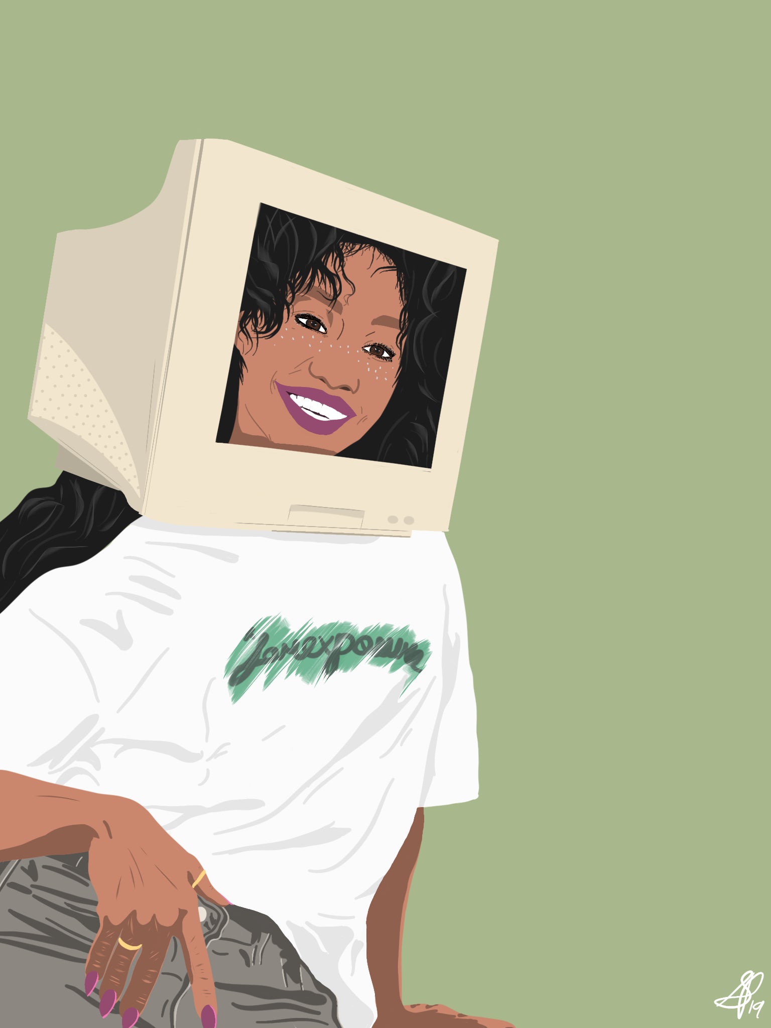 SZA - *CTRL - 8.5" x 11" Limited Print by BOYSDONTDRAW
