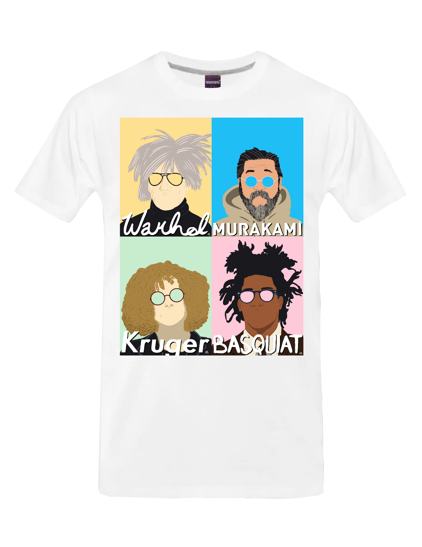 THE ARTIST SERIES* (White) - T-Shirt by BOYSDONTDRAW