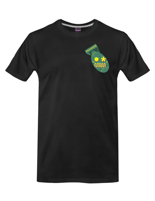 ATOMIC DYSTOPIA - ATOM* (Black) - T-Shirt by BOYSDONTDRAW