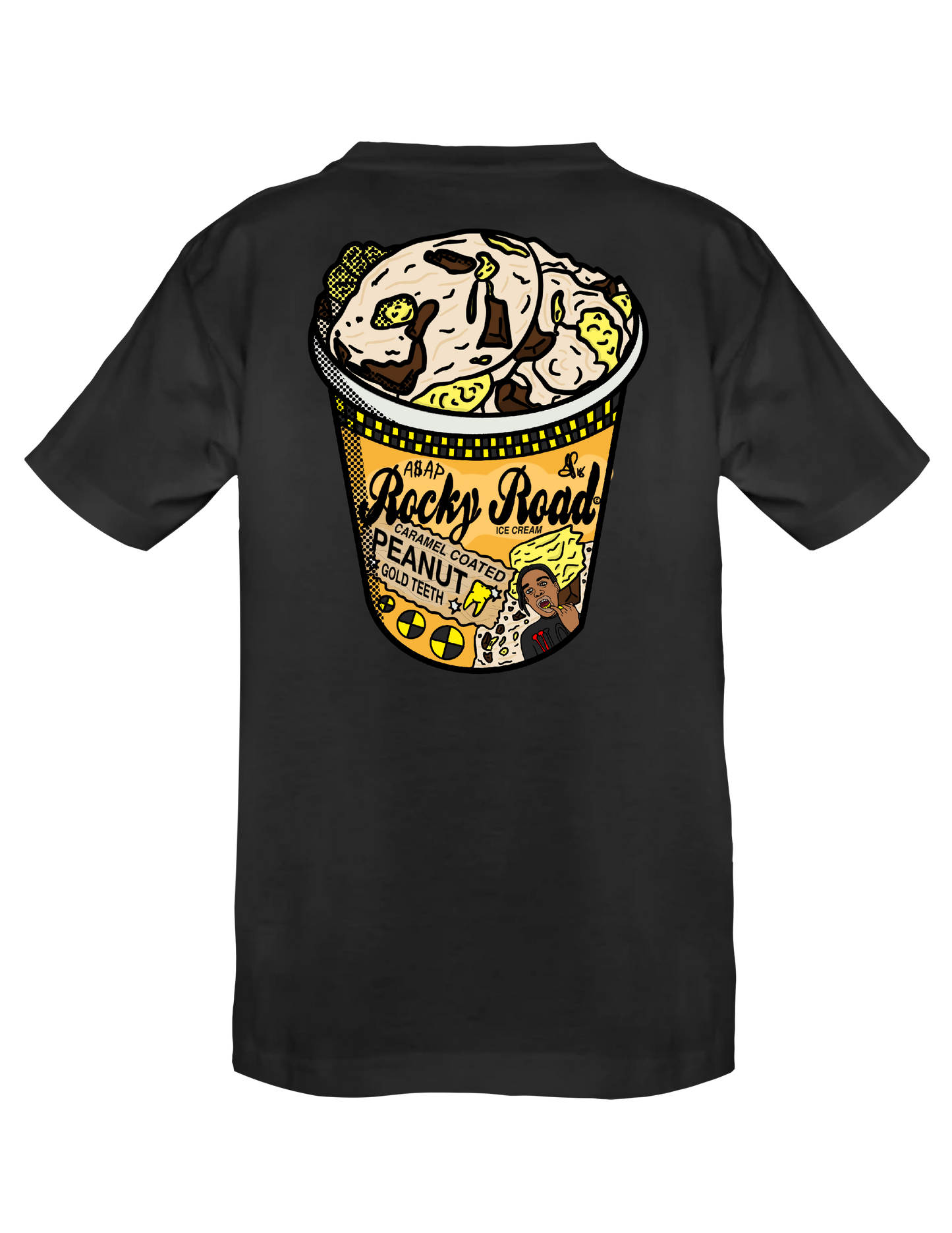 ASAP ROCKY ROAD ICE CREAM - T-Shirt by BOYSDONTDRAW