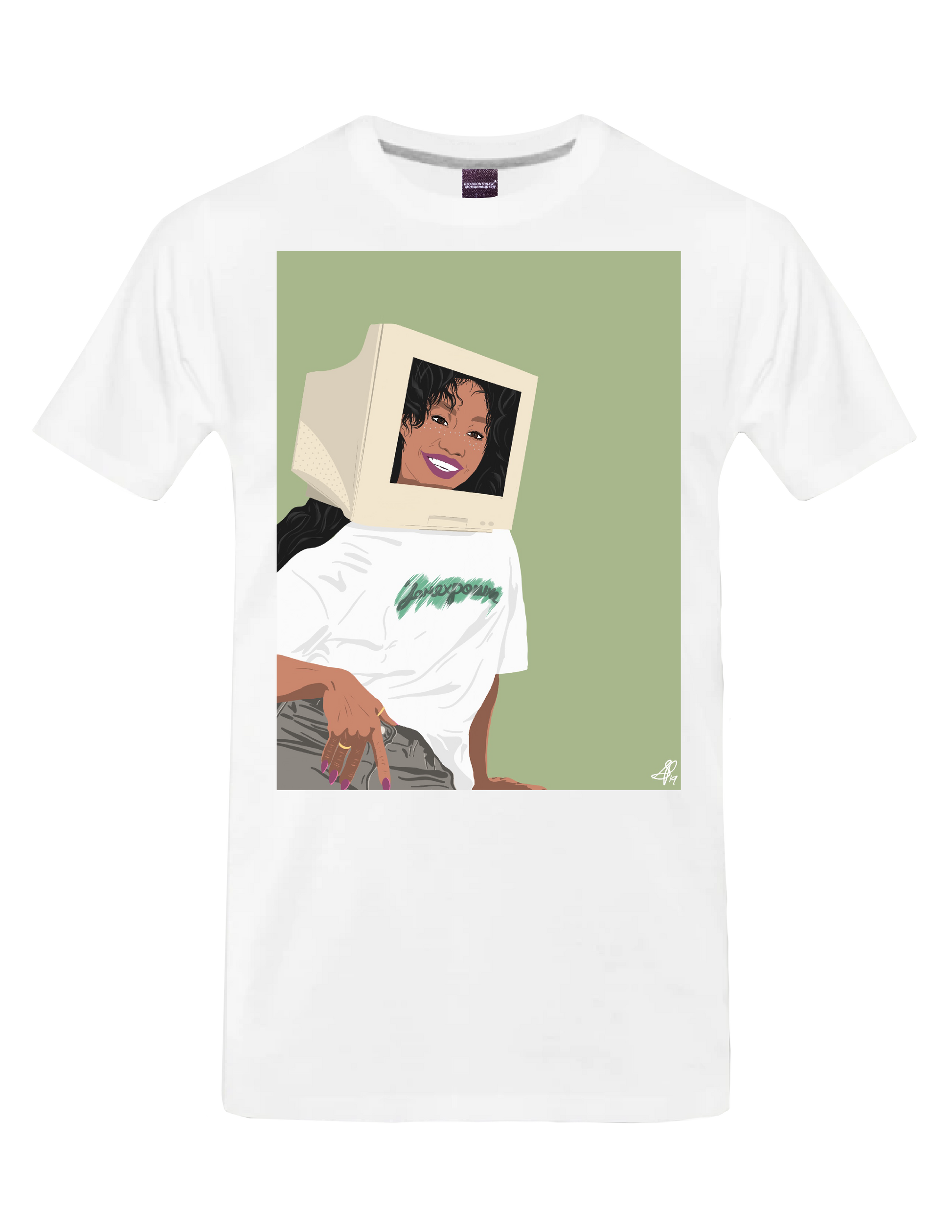 SZA - *CTRL (White) - 100% Cotton T-Shirt by BOYSDONTDRAW