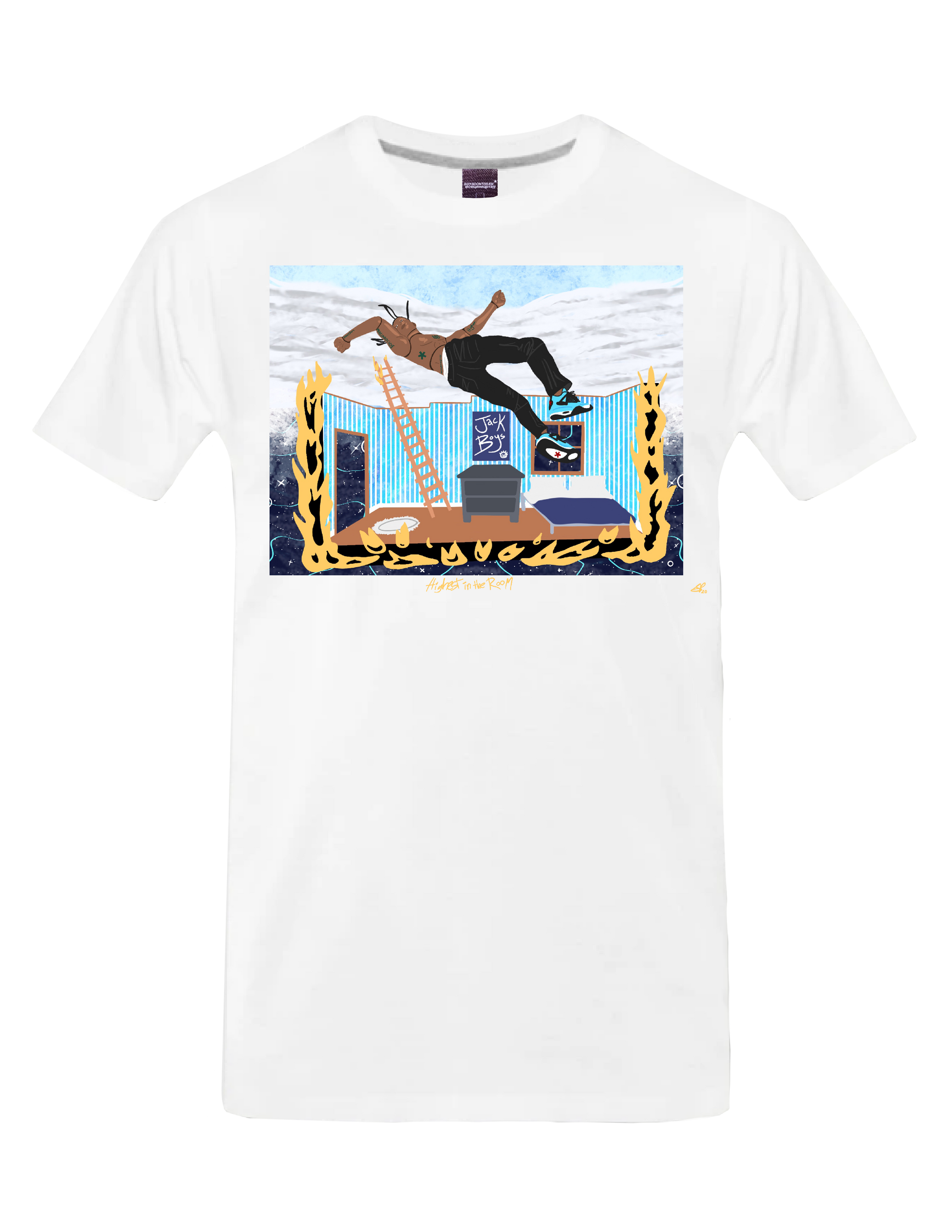 TRAVIS SCOTT - HIGHEST IN THE ROOM* - T-Shirt by BOYSDONTDRAW