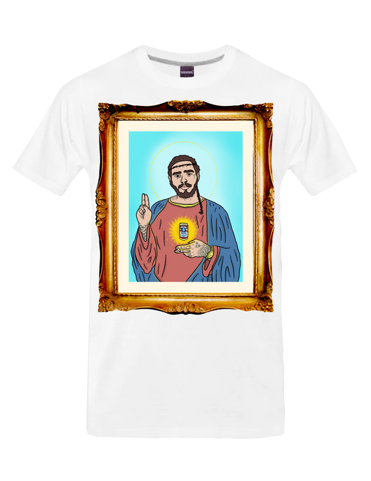POST MALONE - "THE HOLY POST" - T-Shirt by BOYSDONTDRAW