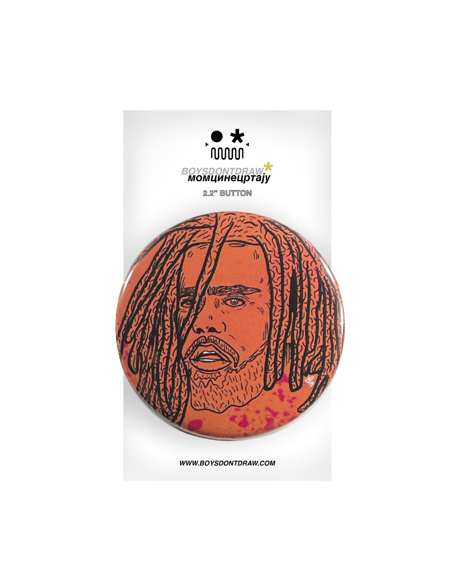 J. COLE - COLE WORLD - 2.2" inch Button by BOYSDONTDRAW