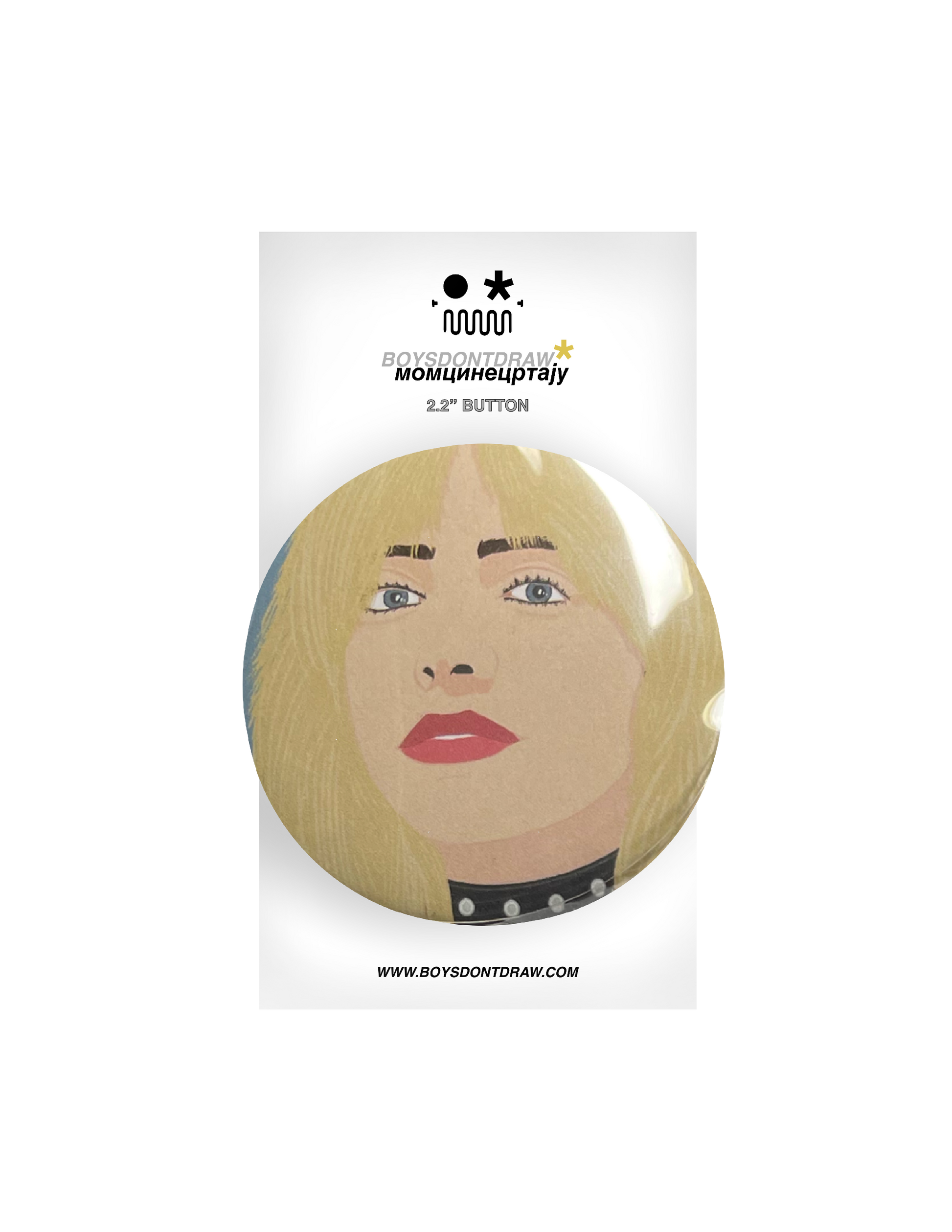 BILLIE EILISH - BLONDE BILLIE - Button by BOYSDONTDRAW