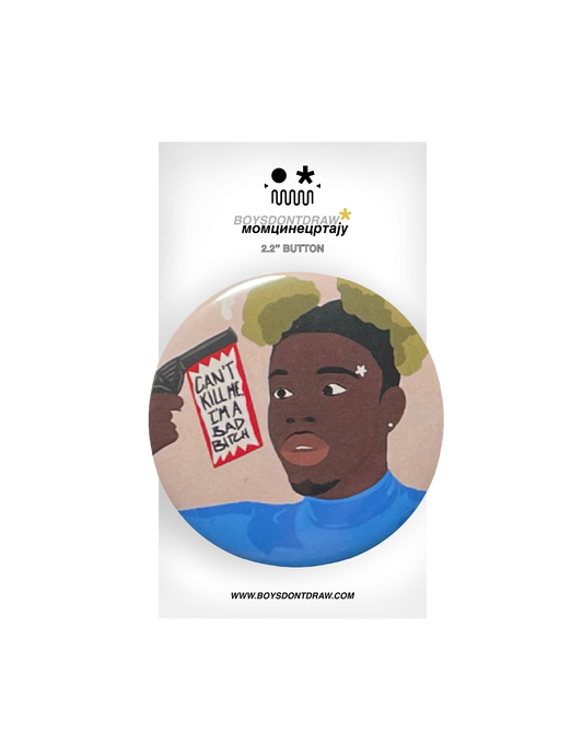 TOBI LOU - CAN'T KILL ME, I'M A BAD BITCH - Button by BOYSDONTDRAW