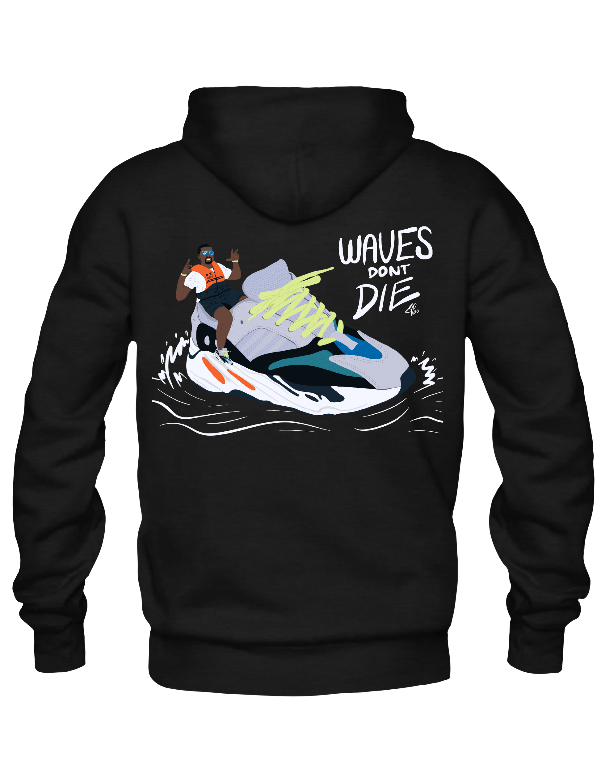 KANYE WEST - WAVERUNNER YE - Hoodie by BOYSDONTDRAW
