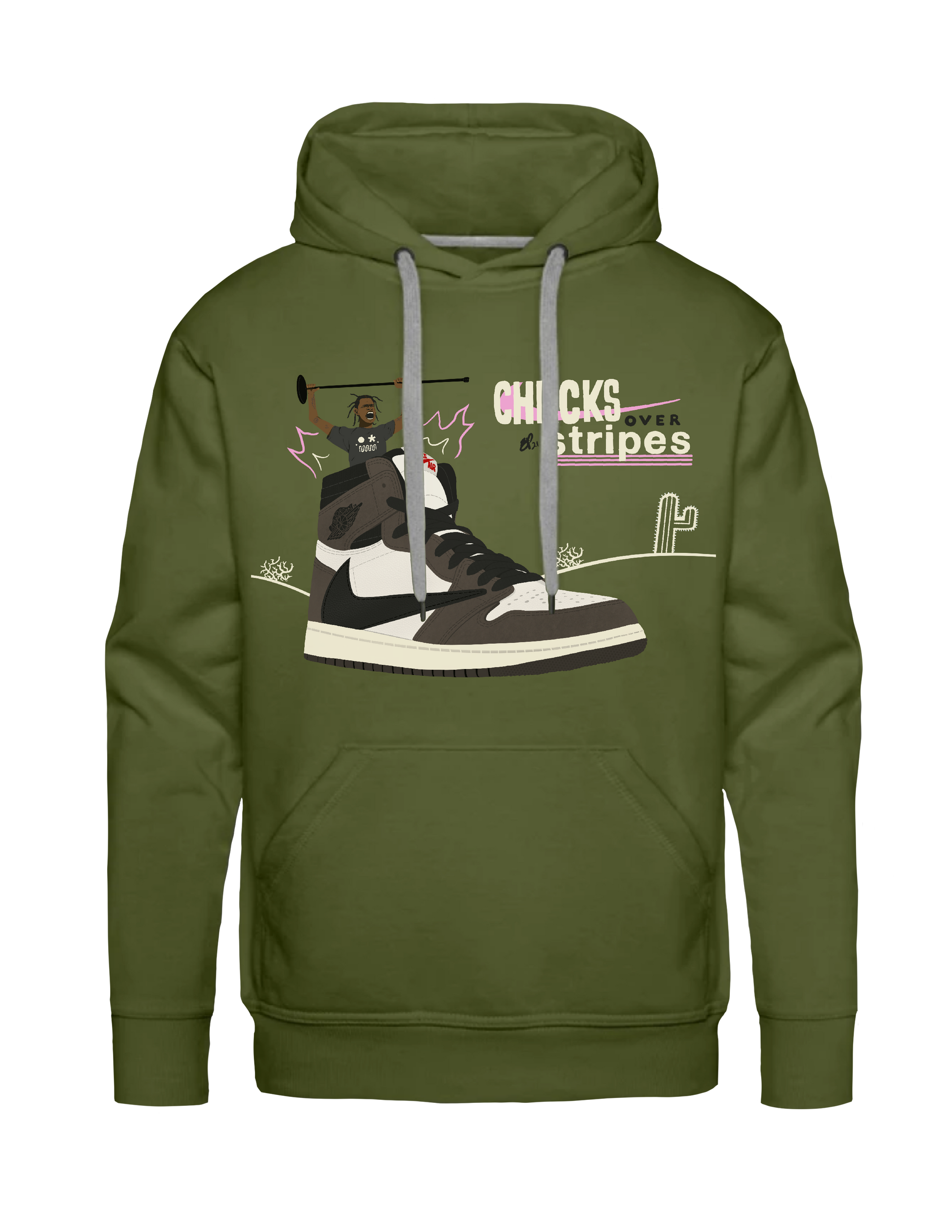 TRAVIS SCOTT - CACTUS JACK TRAVIS - Hoodie by BOYSDONTDRAW