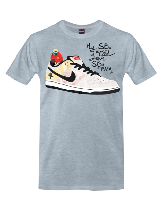 WALE - RAYGUN WALE (Frost Blue) - T-Shirt by BOYSDONTDRAW