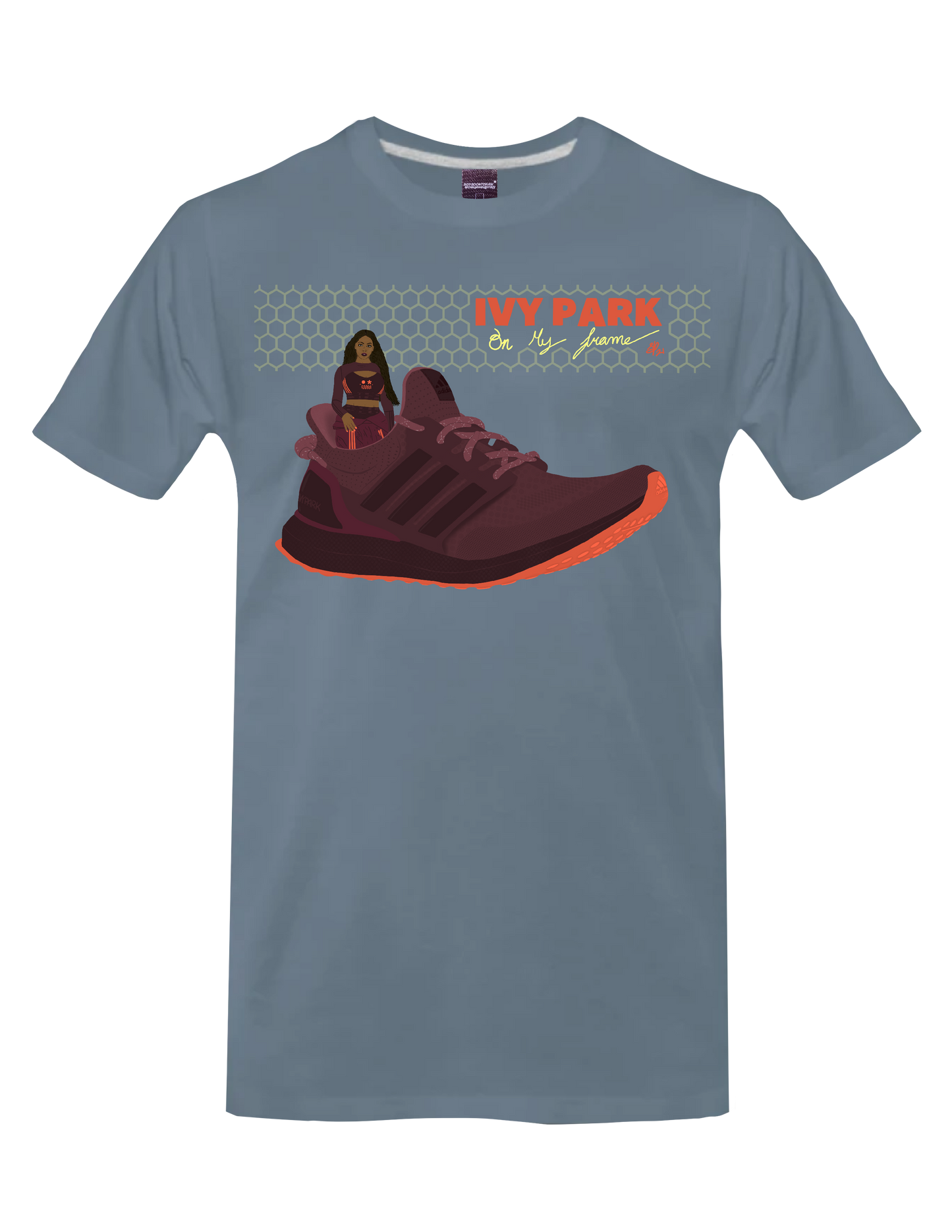 IVY PARK BEYONCÉ (Steel Blue) - T-Shirt by BOYSDONTDRAW