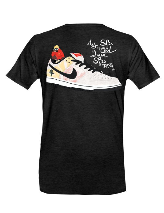 WALE - RAYGUN WALE (Heather Grey) - T-Shirt by BOYSDONTDRAW