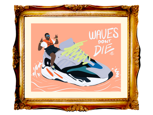 KANYE WEST - WAVERUNNER YE - Limited Poster by BOYSDONTDRAW