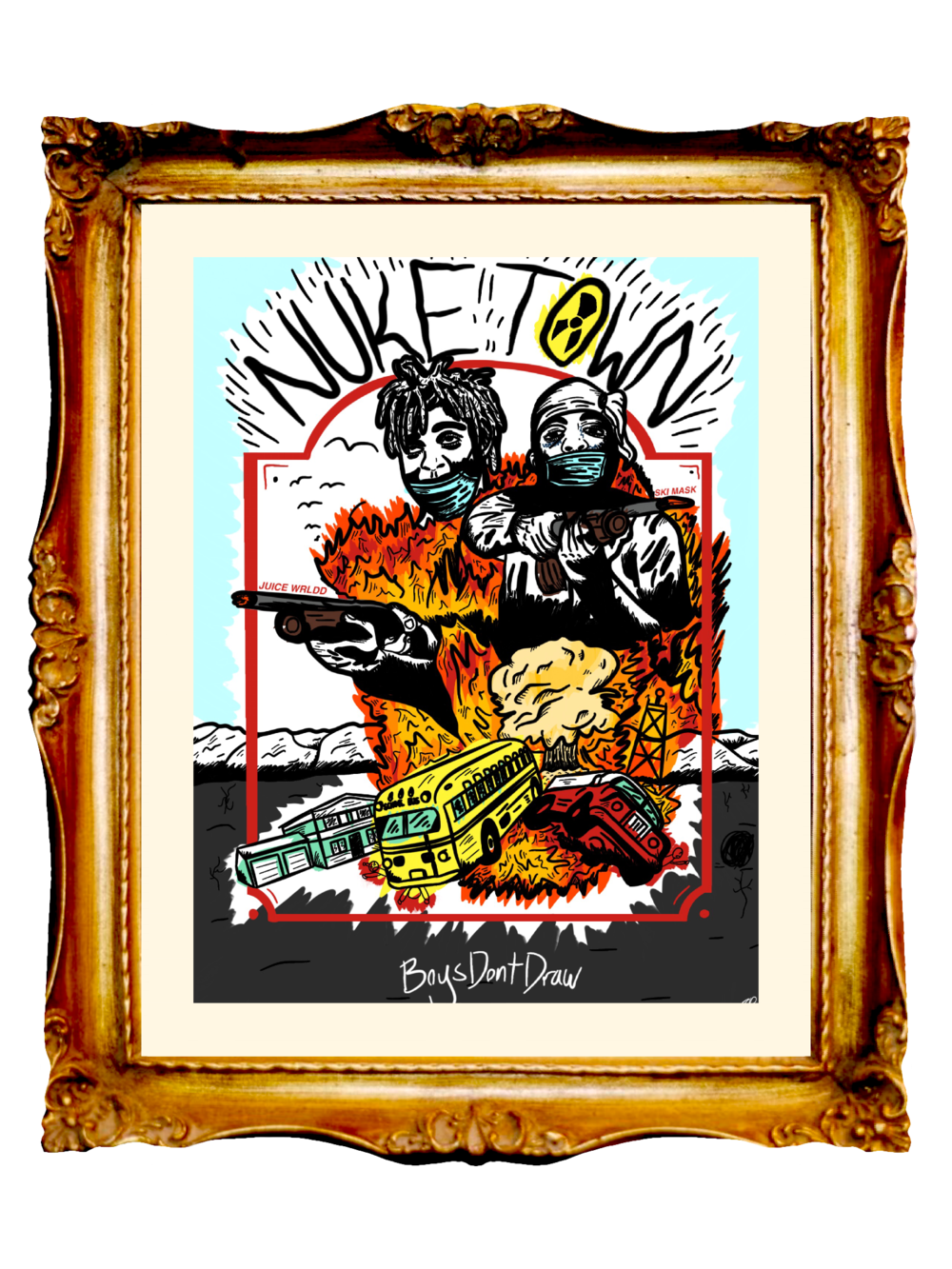 NUKETOWN - Limited Poster - BOYSDONTDRAW