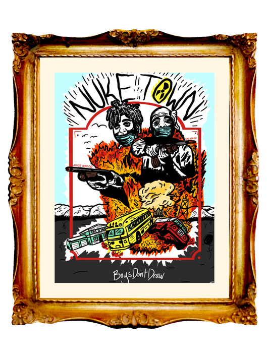 NUKETOWN - Limited Poster by BOYSDONTDRAW ft. JUICE WRLD, SKI MASK