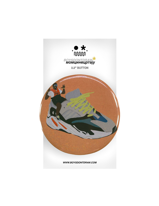 KANYE WEST - WAVERUNNER YE - Button by BOYSDONTDRAW