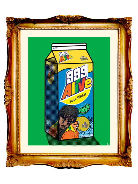 JUICE WRLD - 999 ALIVE - Limited Poster by BOYSDONTDRAW