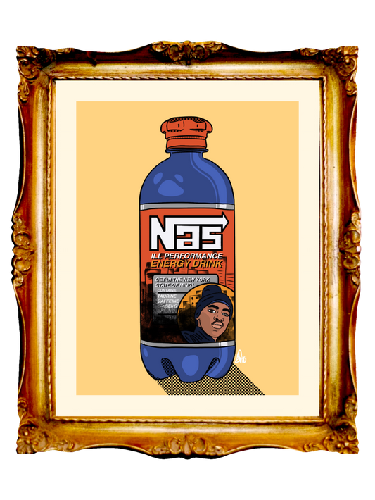 NAS ENERGY DRINK - Limited 24" x 18" Poster by BOYSDONTDRAW