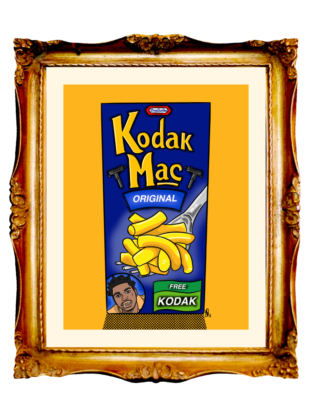 KODAK BLACK - KODAK MAC - Limited Poster by BOYSDONTDRAW