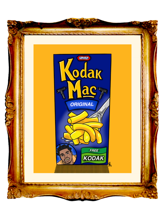 KODAK BLACK - KODAK MAC - Limited Poster by BOYSDONTDRAW