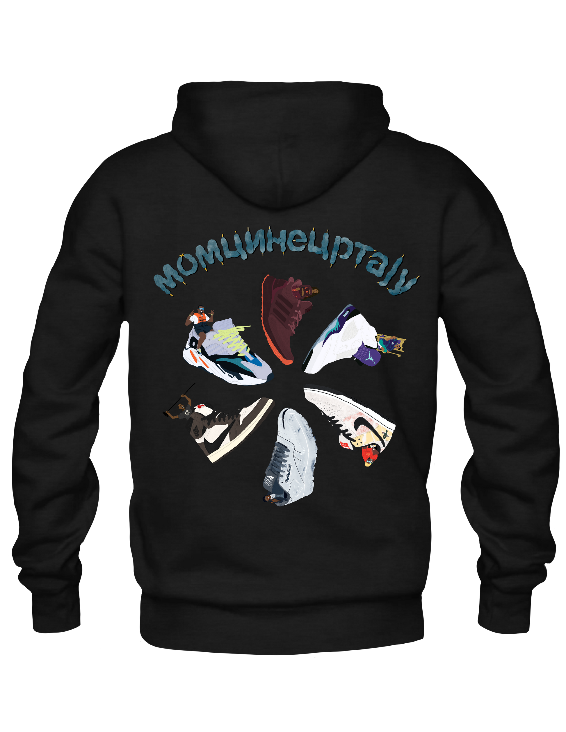 RAP SNEAKER ROTATION - Hoodie by BOYSDONTDRAW ft. KANYE WEST, WALE +