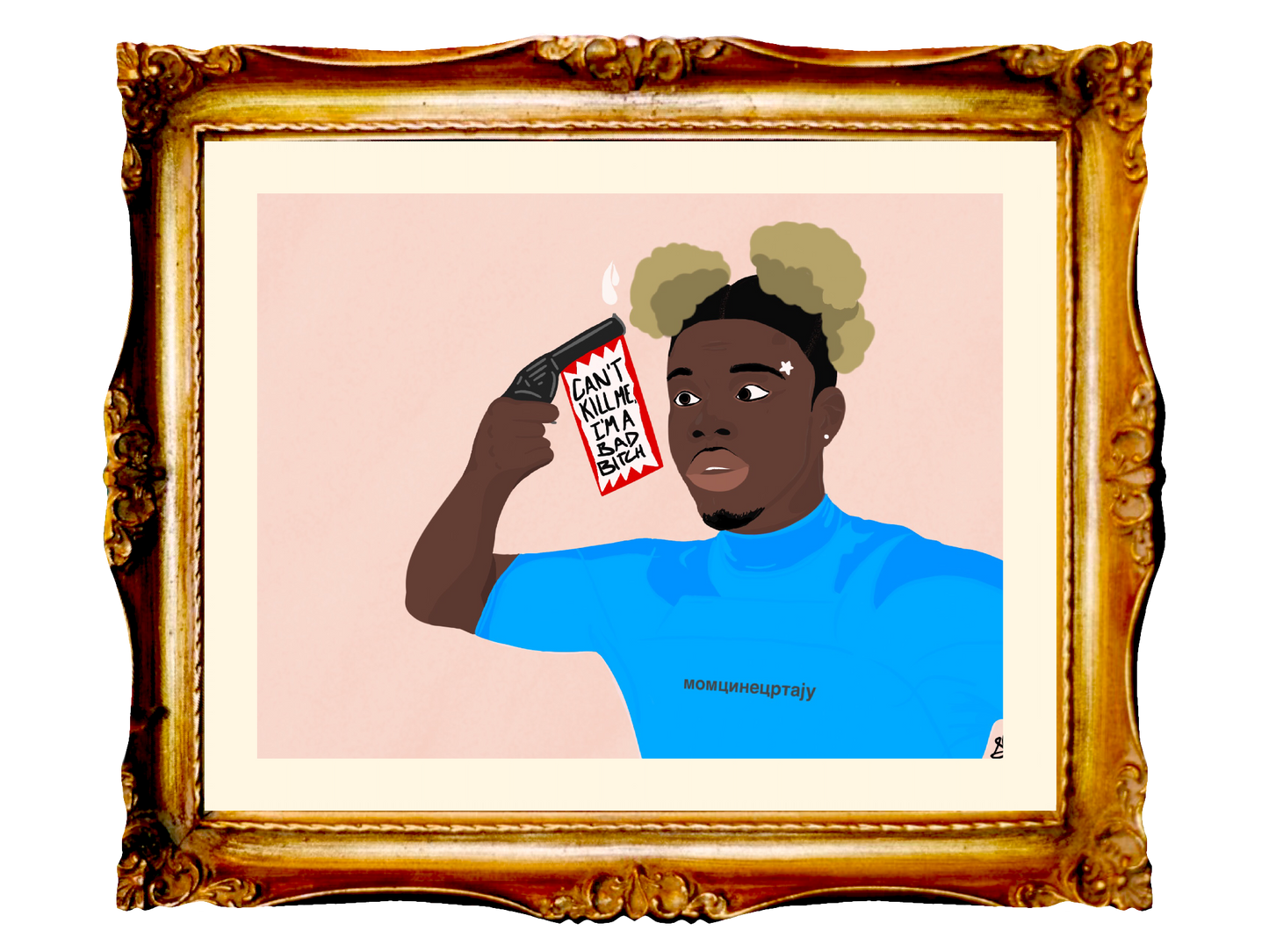 TOBI LOU - CANT KILL ME, IM A BAD BITCH Limited Poster by BOYSDONTDRAW
