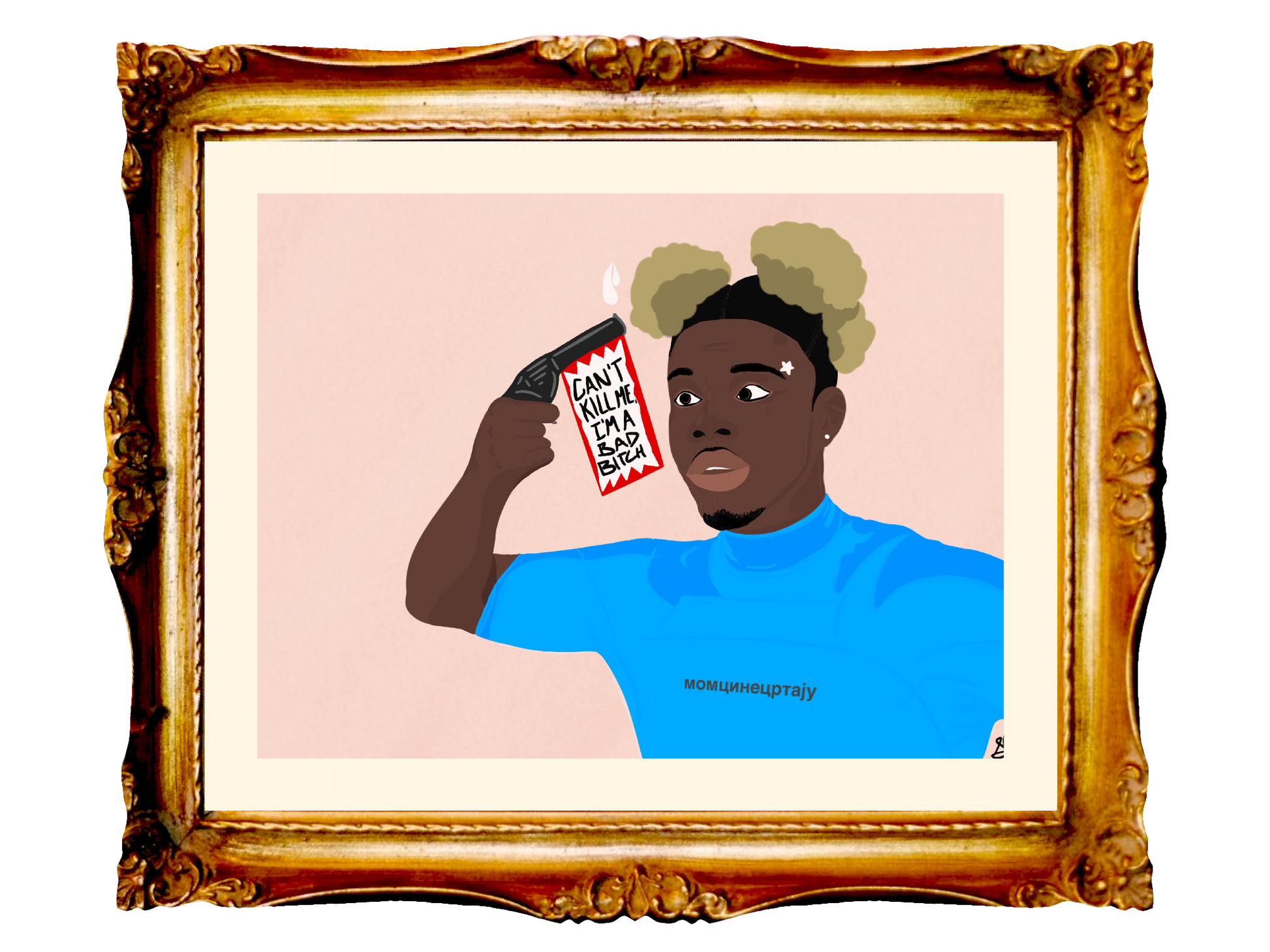 TOBI LOU - CANT KILL ME, IM A BAD BITCH Limited Poster by BOYSDONTDRAW