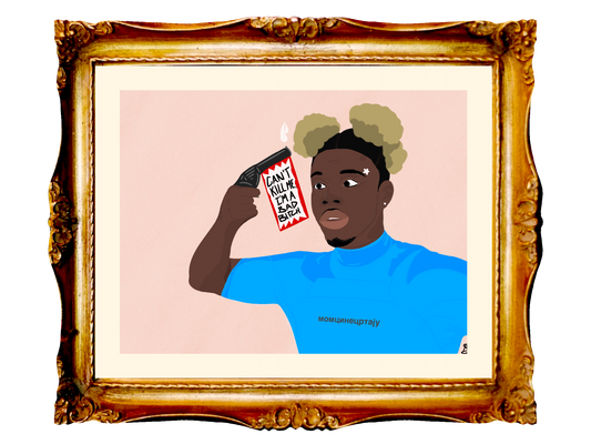 TOBI LOU - CANT KILL ME, IM A BAD BITCH Limited Poster by BOYSDONTDRAW