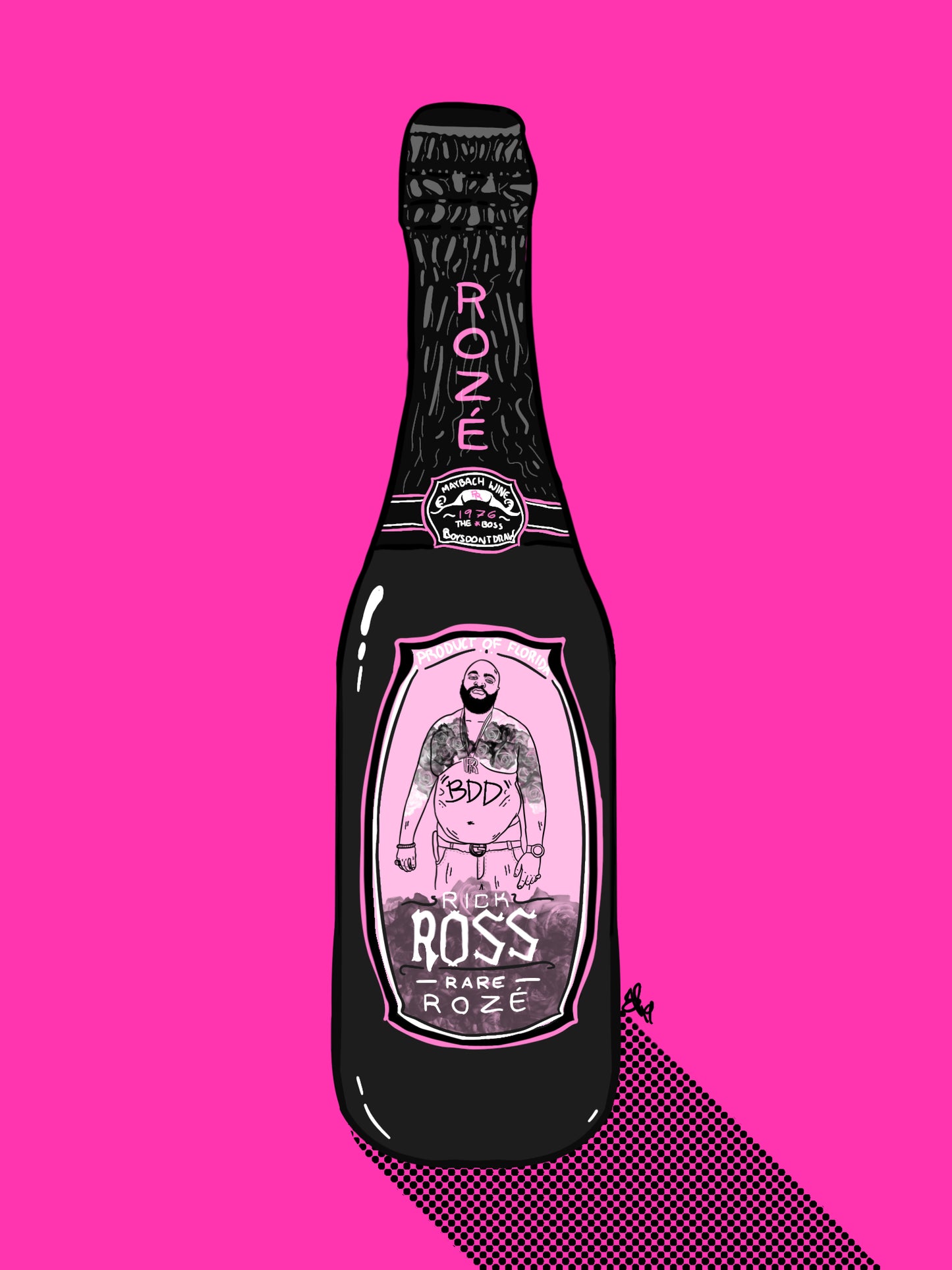 RICK ROSS - RICK ROZE - Limited Poster by BOYSDONTDRAW