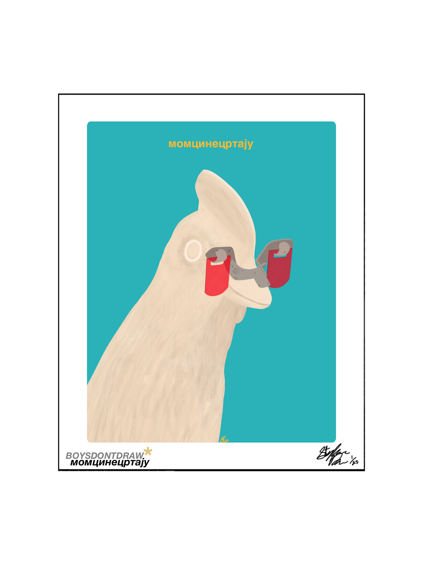 CHICKEN / "KOKOŠ*" - Limited Print by BOYSDONTDRAW