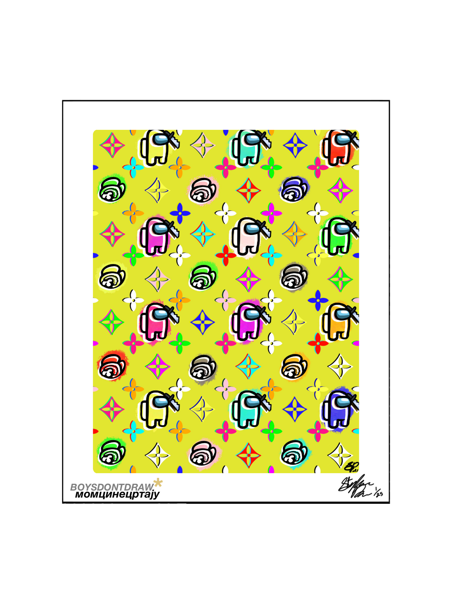AMONG US - DEATH & TAXES* - Limited Print by BOYSDONTDRAW