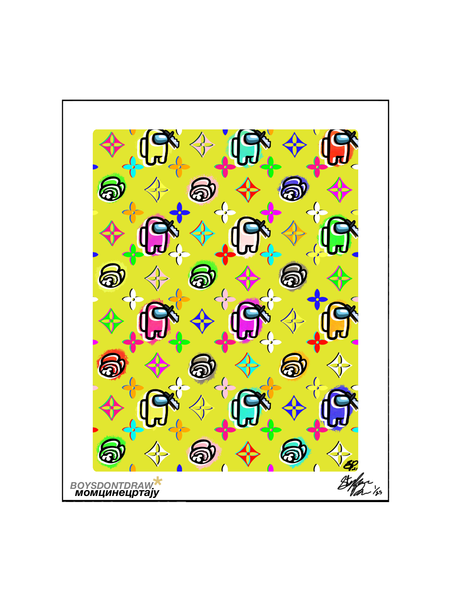 AMONG US - DEATH & TAXES* - Limited Print by BOYSDONTDRAW