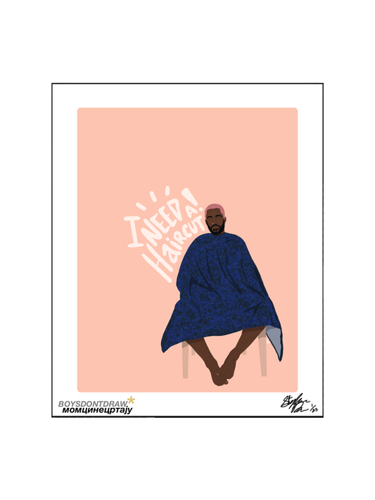 FRANK OCEAN - I NEED A HAIRCUT! - Limited Print by BOYSDONTDRAW