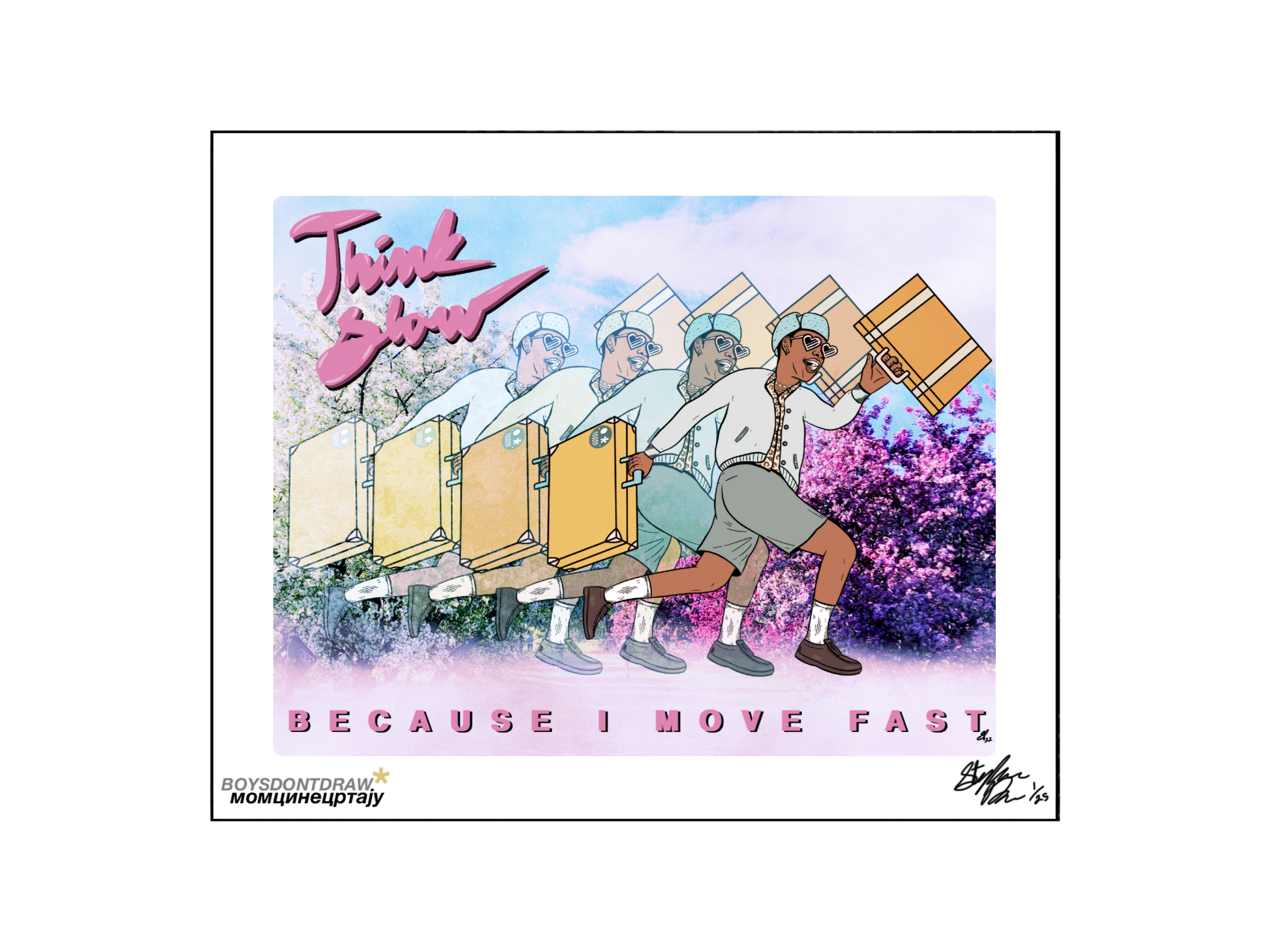 TYLER THE CREATOR - THINK SLOW!* - Limited Print by BOYSDONTDRAW